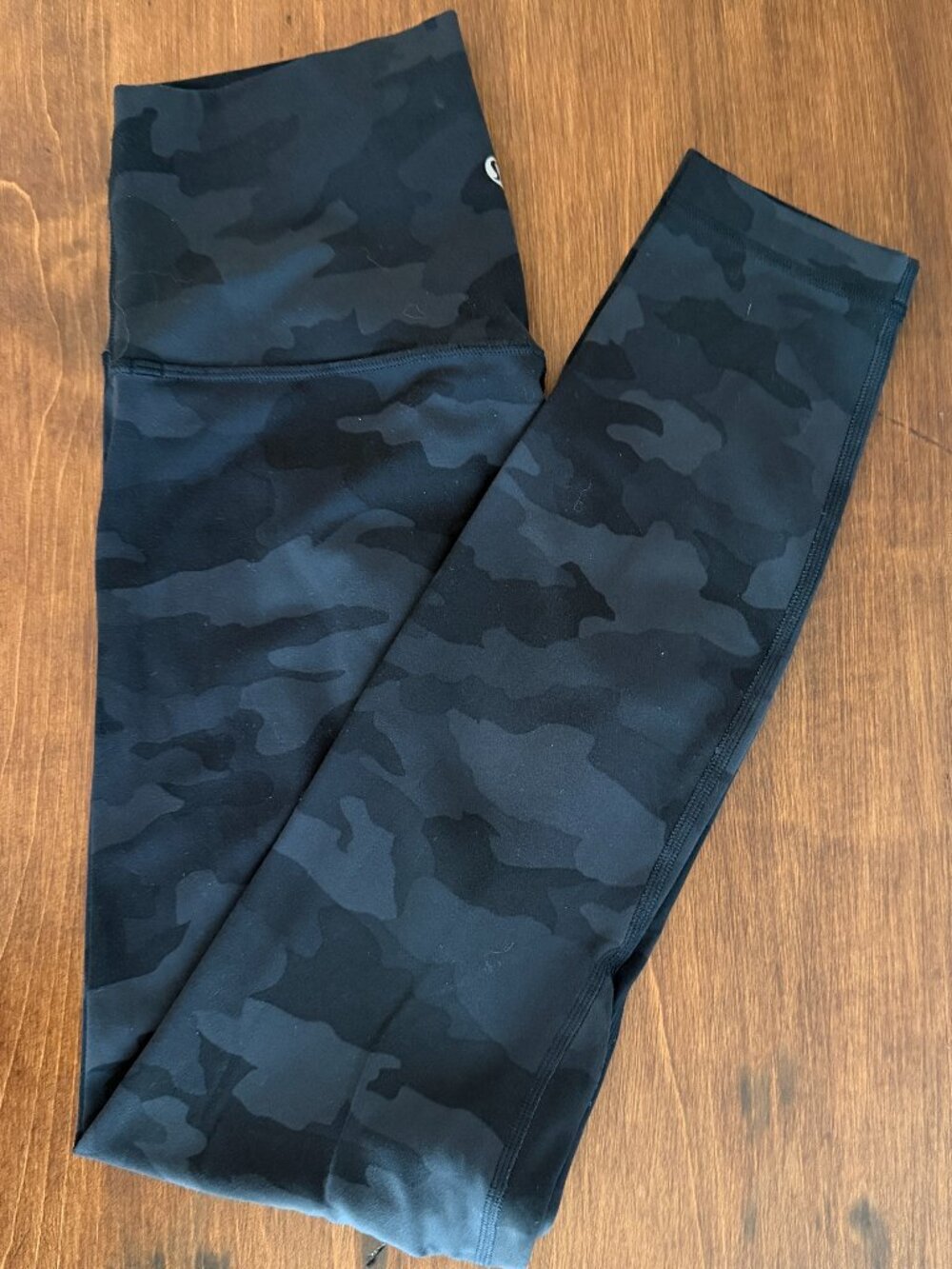 Lululemon Align High-Rise Leggings 25" inseam Camouflage Dark Gray Size 6